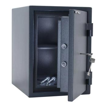 Preview: Rottner Dokumententresor EN1 Fire Hero 50 Doppelbartschloss anthrazit T06316